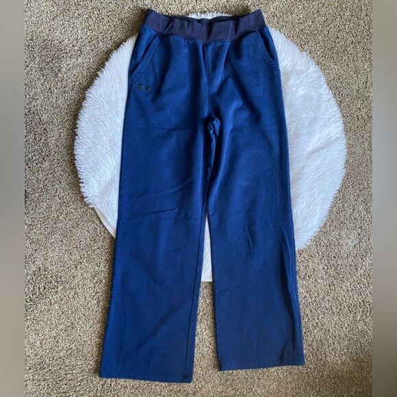 Under Armour Bootcut Sweatpants Blue Womens Size Medium - Picture 1 of 7